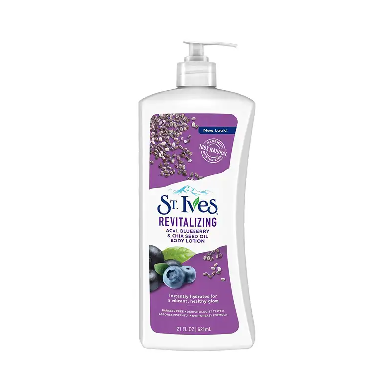 St. Ives Revitalizing Body Lotion Acai, Blueberry & Chia Seed Oil