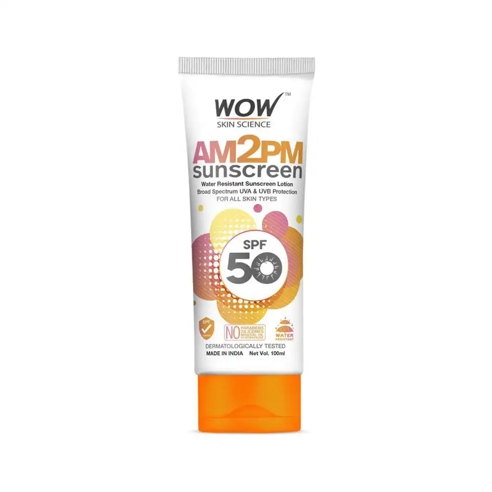 WOW AM2PM Water Resistant Sunscreen Lotion SPF50 price in Bangladesh
