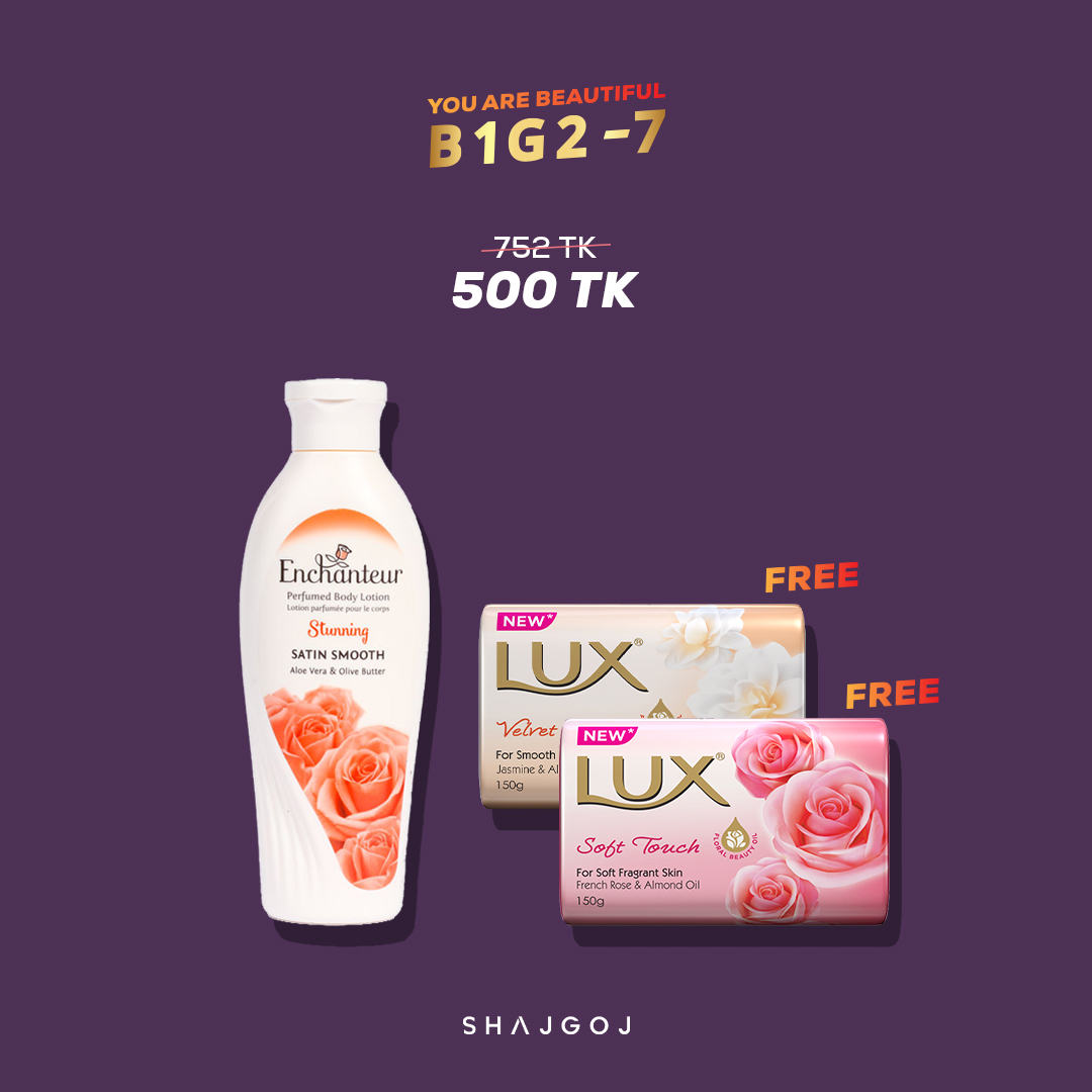 You are Beautiful B1G2 7(Enchanteur Stunning Lotion+Lux Velvet+Lux Soft Touch)