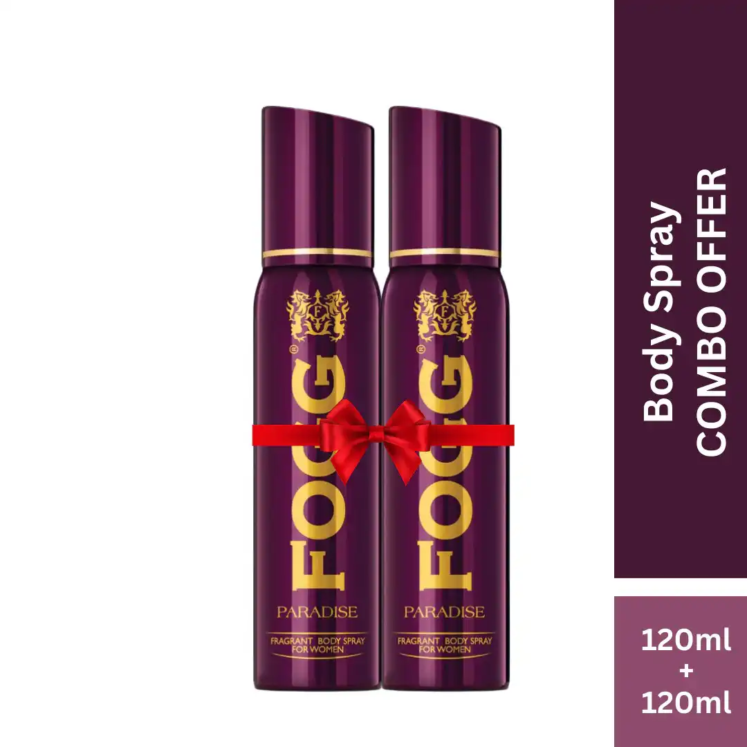 Fogg Body spray Women (Paradise) 120ml  COMBO Offer price in Bangladesh