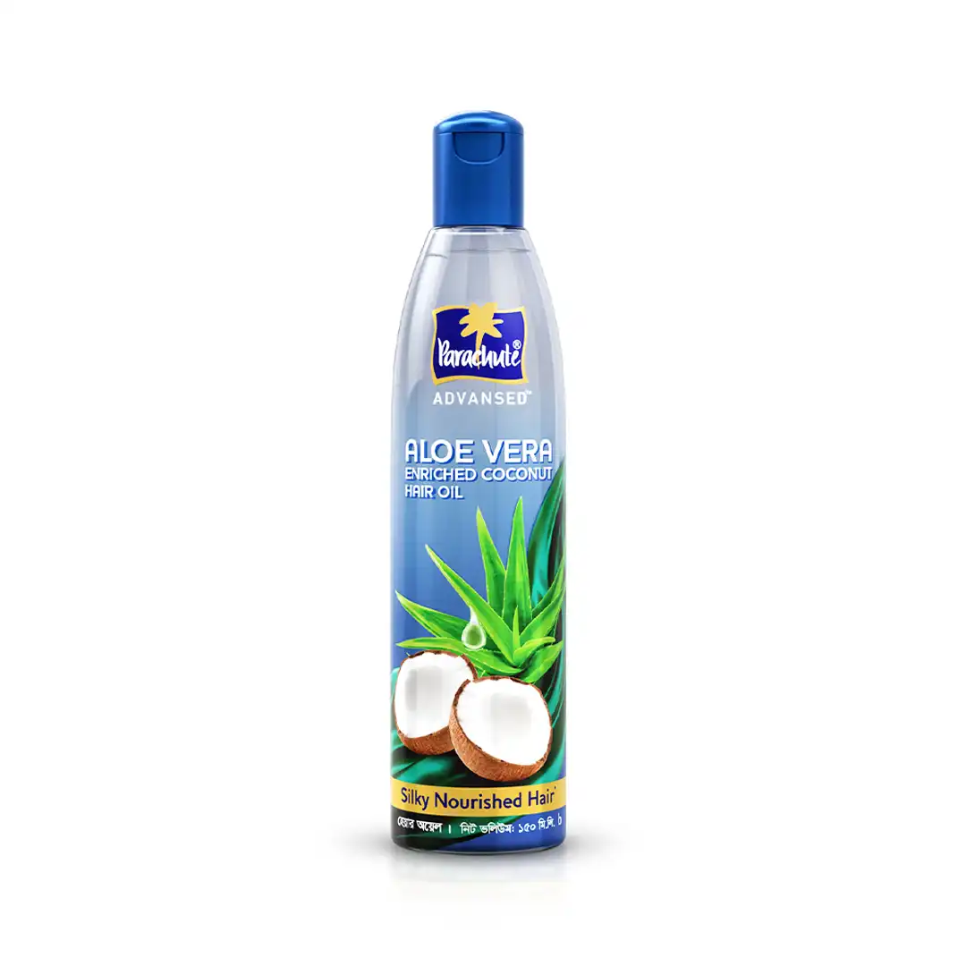 Parachute Advansed Aloe Vera Enriched Coconut Hair Oil , For Strong, Soft & Silky Hair,Deep Nourishment & Conditioning, All hair Types, 5.1 Fl.oz. (150ml) price in Bangladesh