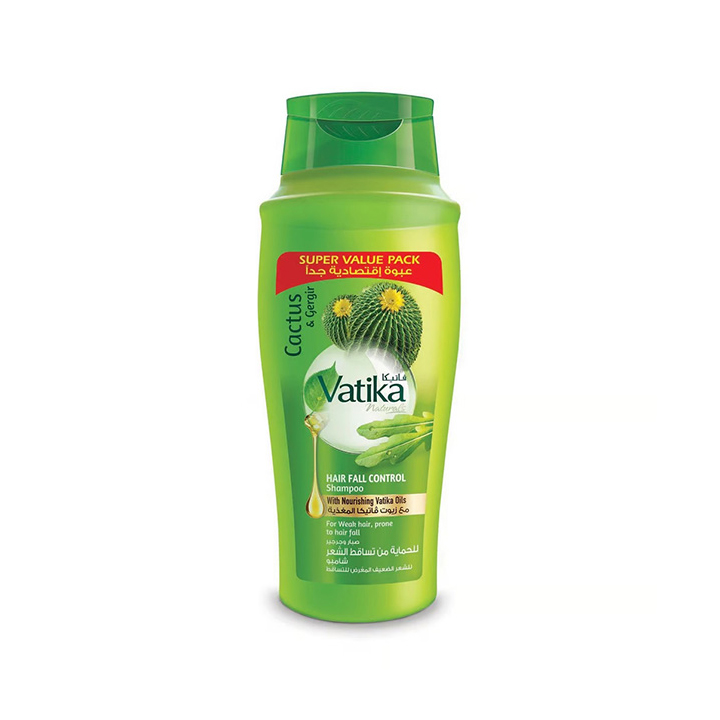 Vatika Hair Fall Control Shampoo with Cactus & Gergir