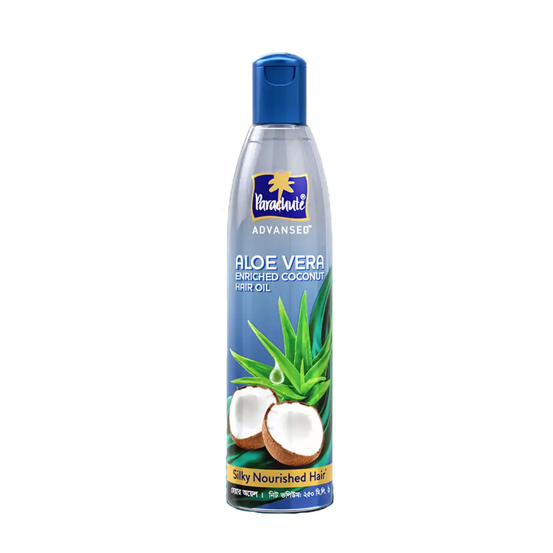 Parachute Advansed Aloe Vera Enriched Coconut Hair Oil , For Strong, Soft & Silky Hair,Deep Nourishment & Conditioning, All hair Types, 5.1 Fl.oz. (250ml) price in Bangladesh