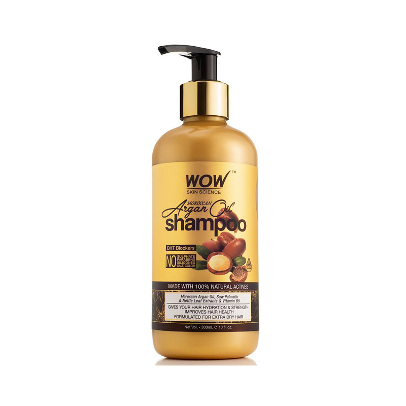 WOW Skin Science Moroccan Argan Oil Shampoo (With DHT Blocker)
