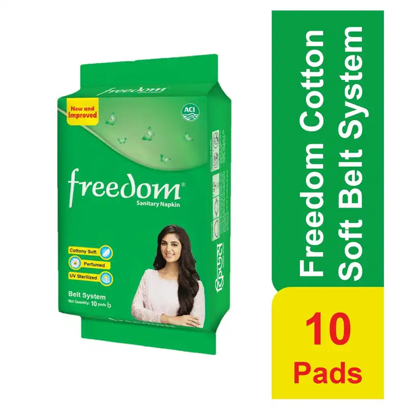 Freedom Sanitary Napkin  Belt System 10 pads price in Bangladesh