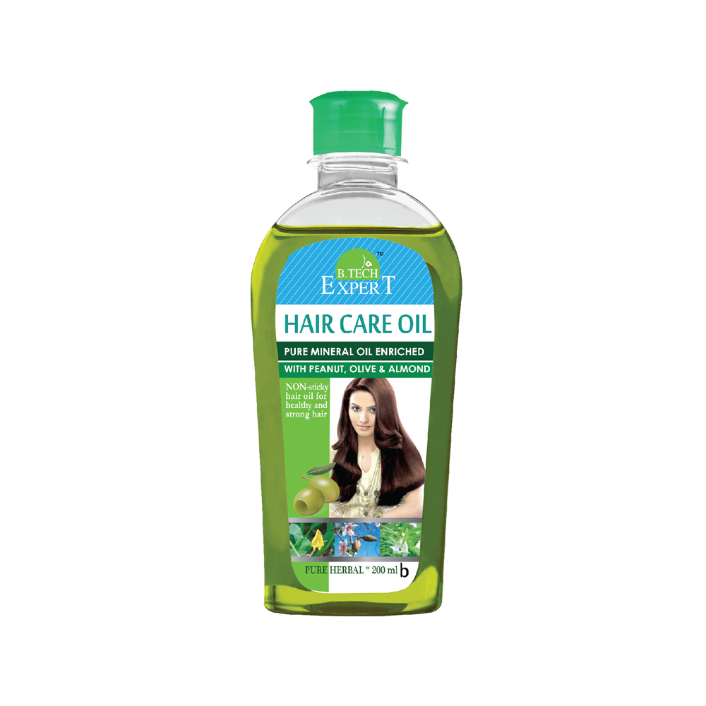 B.Tech Expert Hair Care Oil with Peanut, Olive & Almond