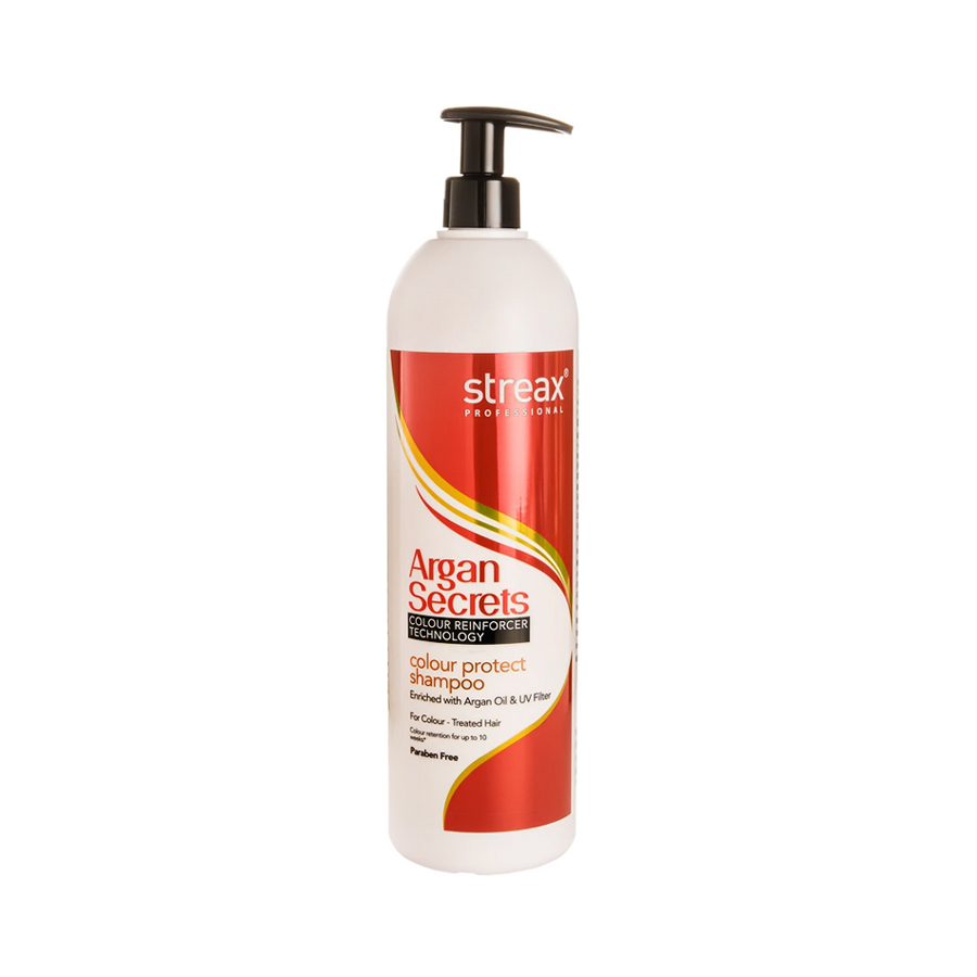 Streax Professionals Argan Secrets Colour Protect Shampoo for Colour- Treated Hair
