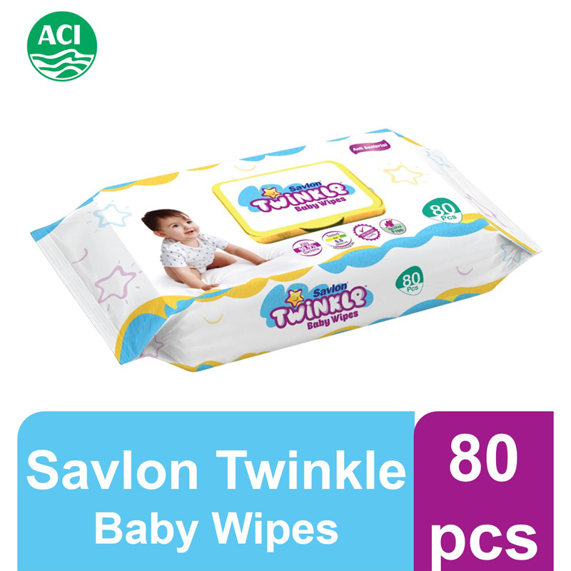 Twinkle Baby Wipes Pouch 80 pcs