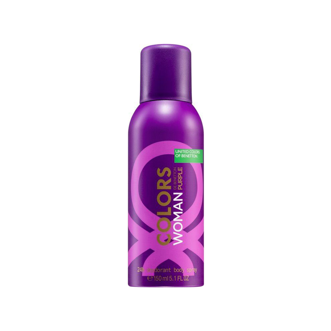 United Colors Of Benetton Purple Deodorant For Women