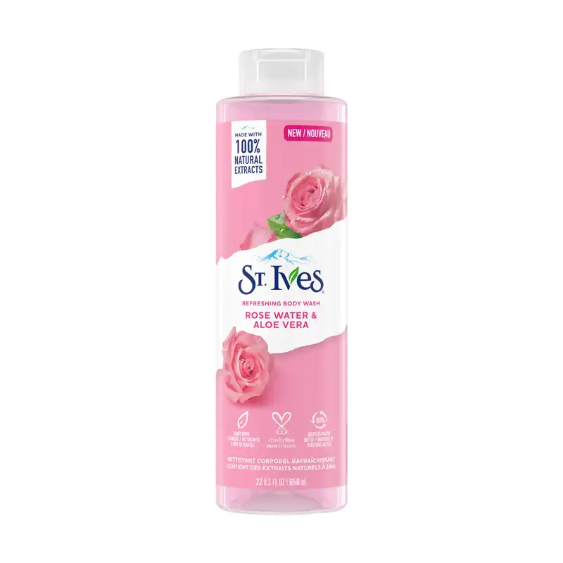 St. Ives Refreshing Body Wash Rose Water And Aloe Vera