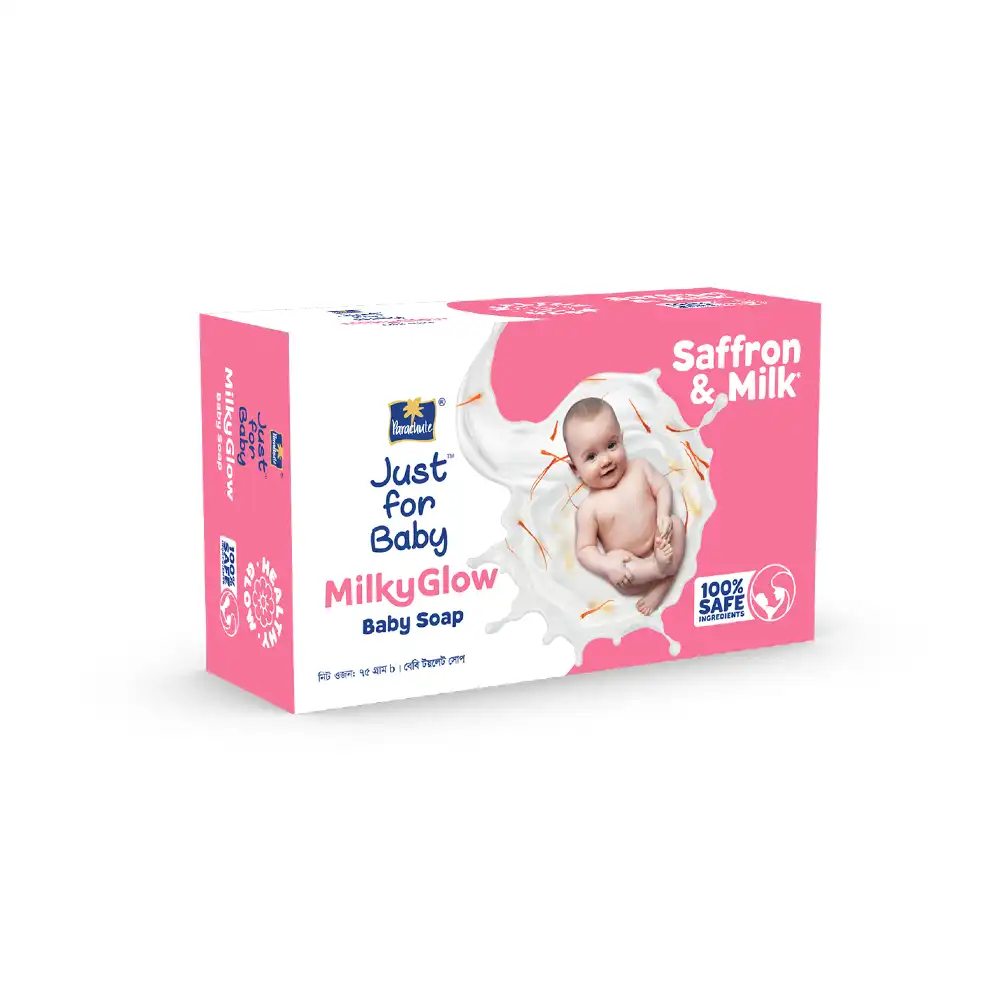 Parachute Just For Baby - Milky Glow Saffron & Milk Soap 75g price in Bangladesh