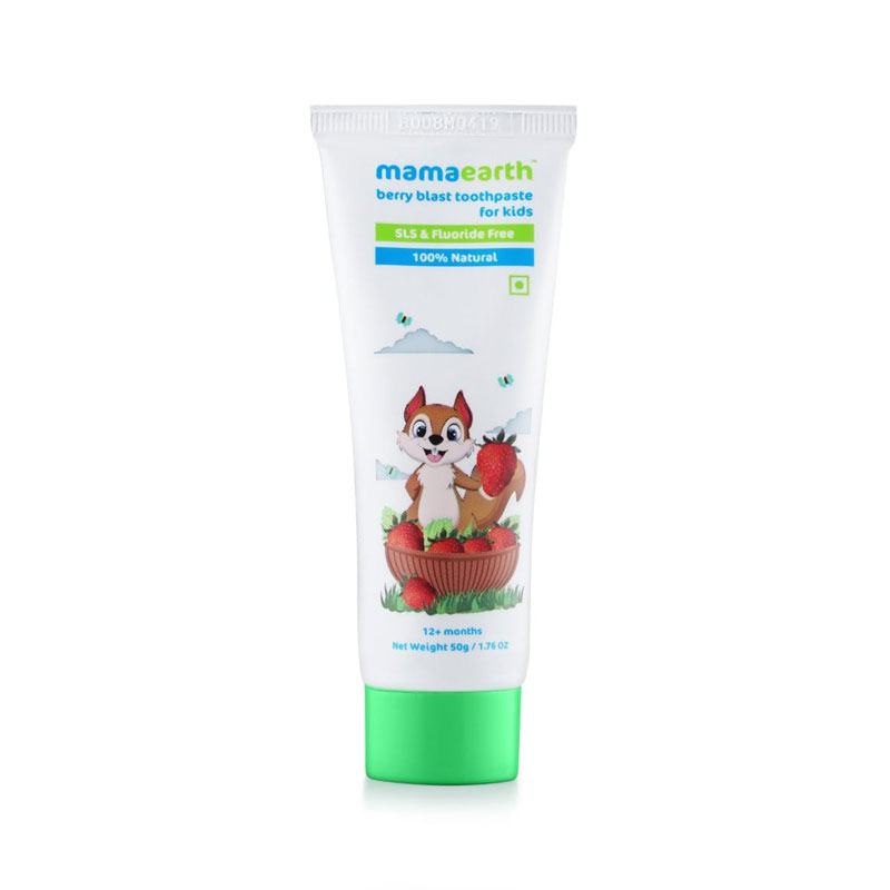 Mamaearth 100% natural berry blast toothpaste for kids