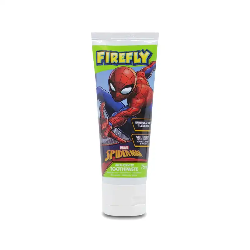 FireFly Spiderman Bubblegum Flavoured Anticavity Toothpaste