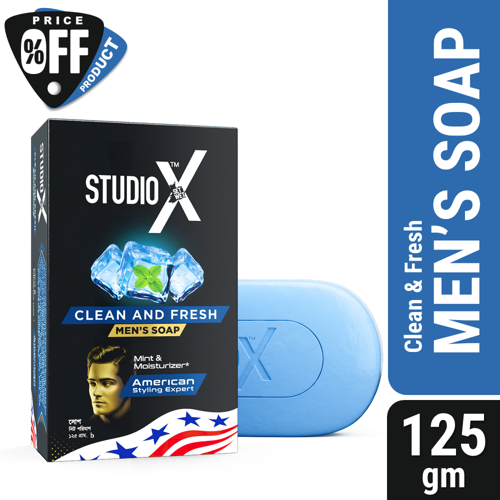 Studio X Clean & Fresh Soap for Men