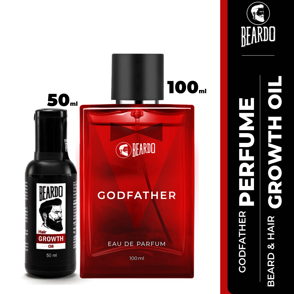 Beardo Combo - Beard & Hair Growth Oil 50ml & GodFather Perfume 100ml
