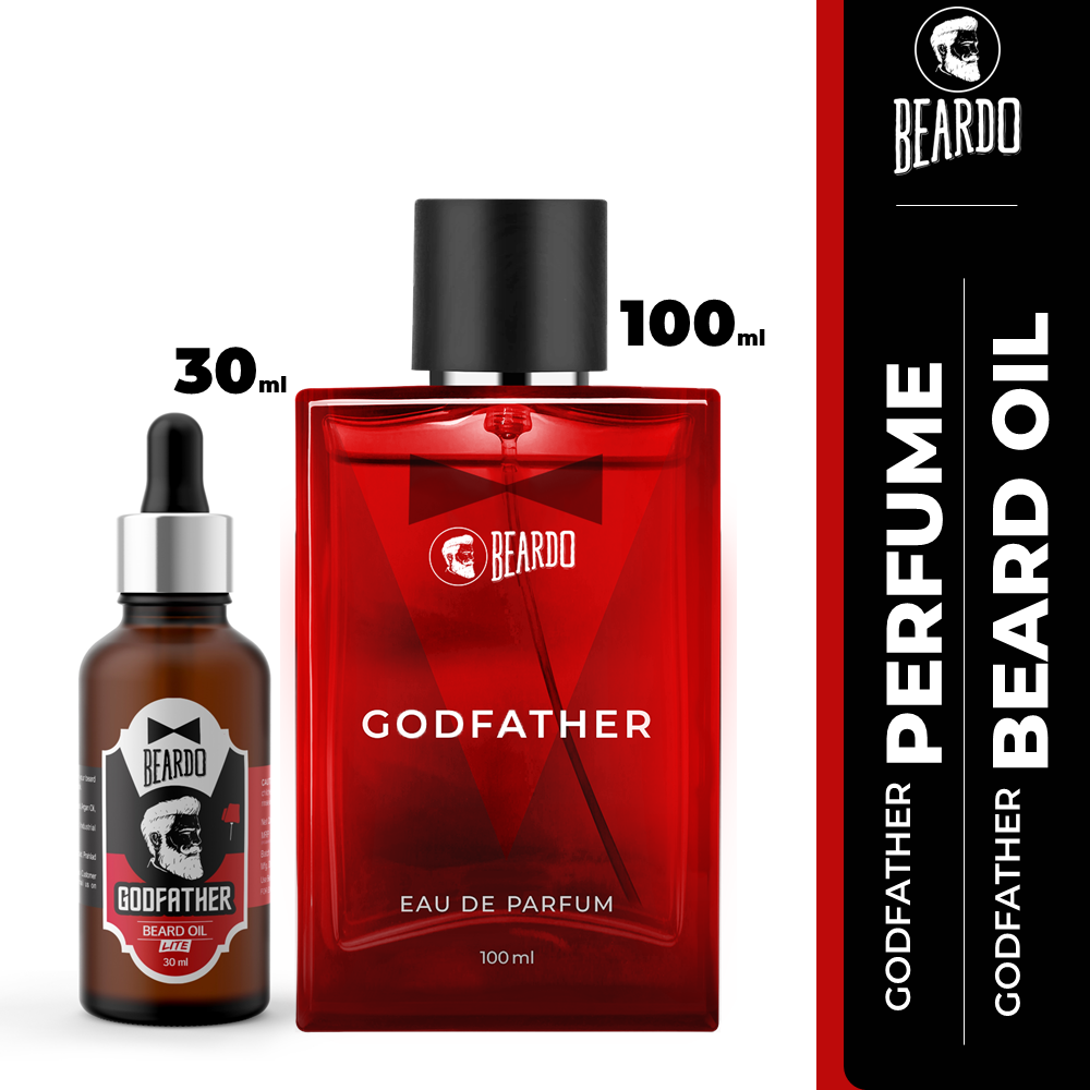 Beardo Combo - GodFather Beard Oil 30ml & GodFather Perfume 100ml
