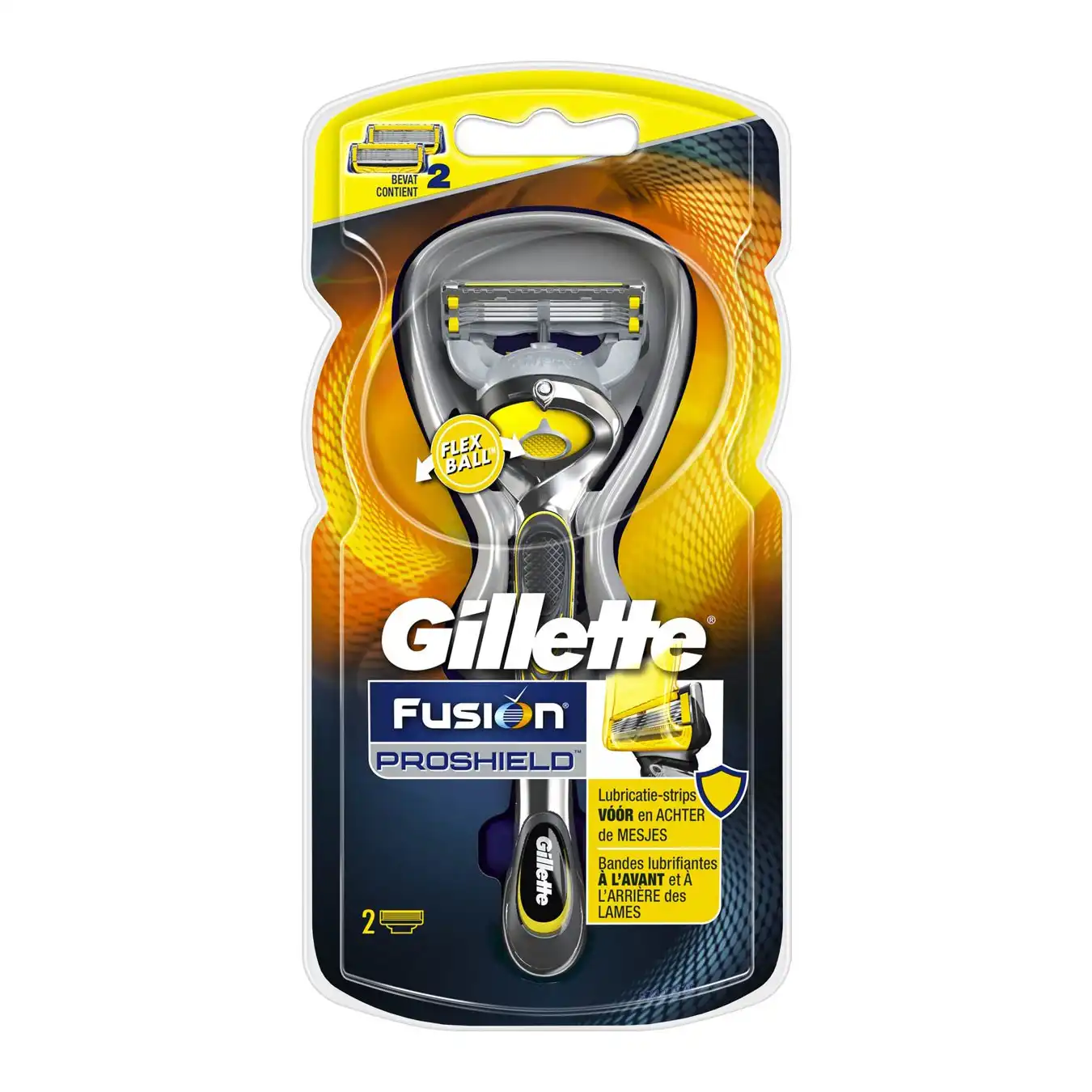 Gillette Fusion Proshield With 2 Bevat Contient