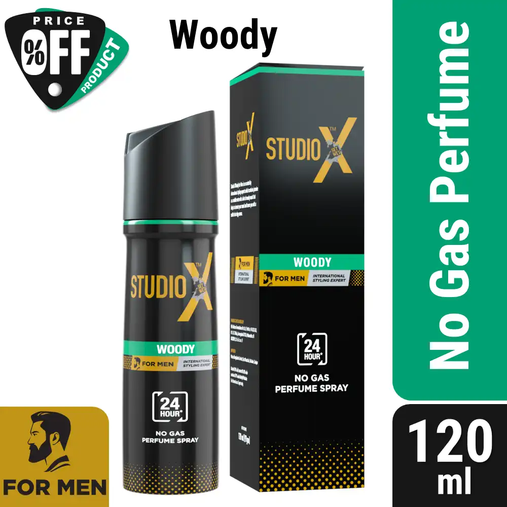 Studio X Woody No Gas Perfume Spray for Men price in Bangladesh