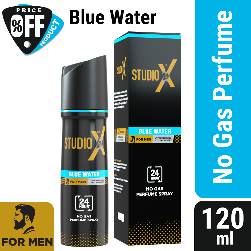 Studio X Blue Water No Gas Perfume Spray for Men