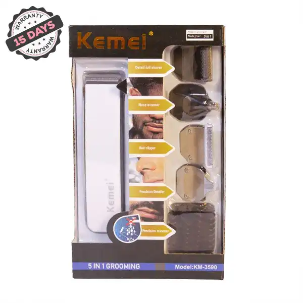 Kemei 5 IN 1 Grooming Kit KM-3590 price in Bangladesh