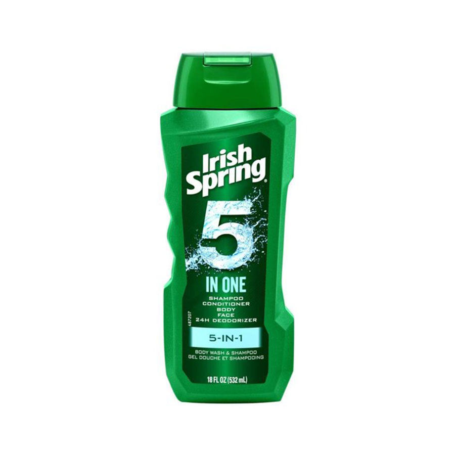 Irish Spring 5 in 1 Hair Body Wash and Shampoo