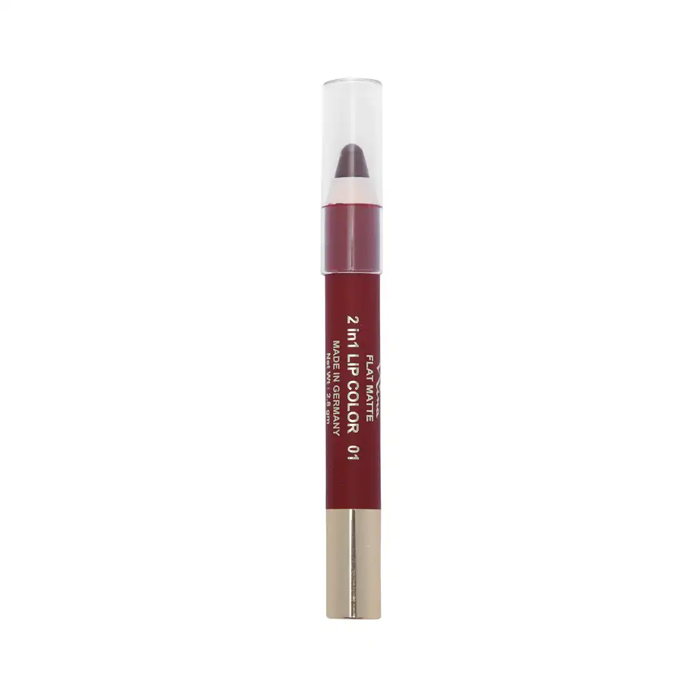 Miss & Mrs. Nina Flat Matte 2 in 1 Lip Color 01