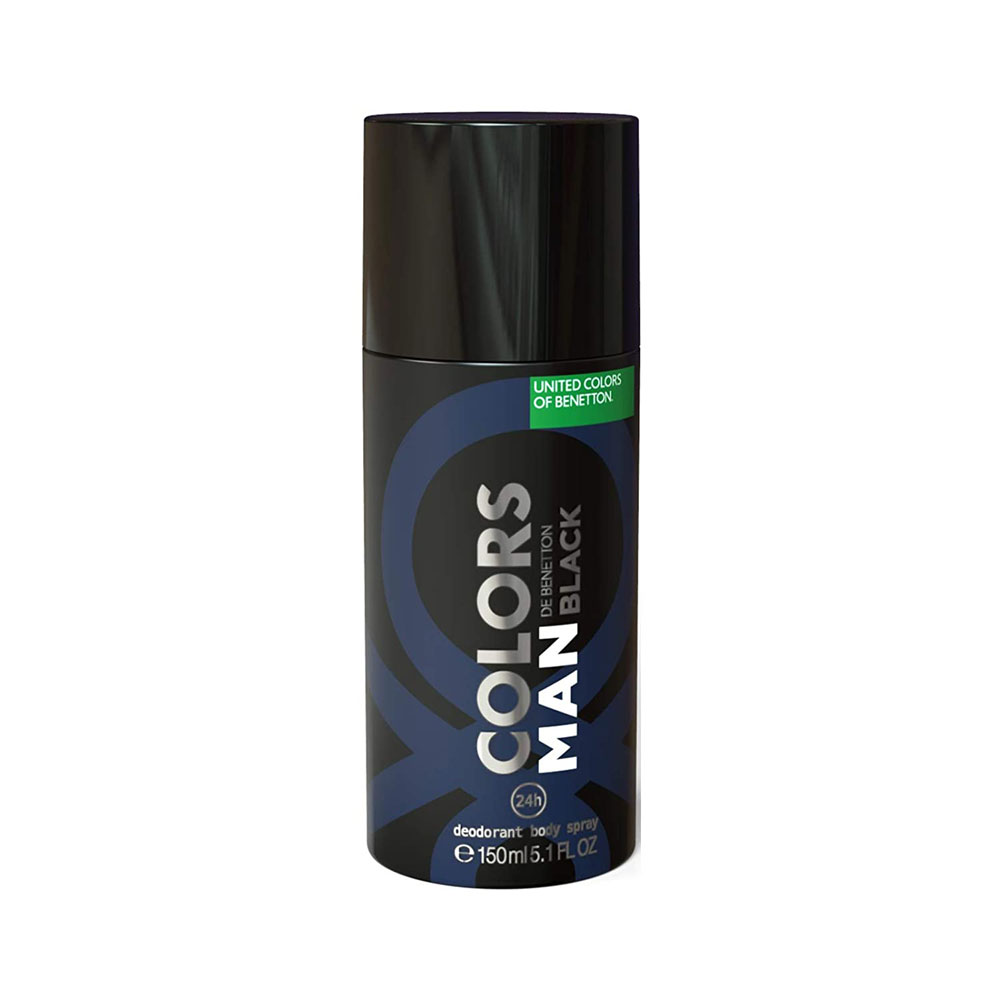 Benetton Colors Man Black Deodorant Body Spray