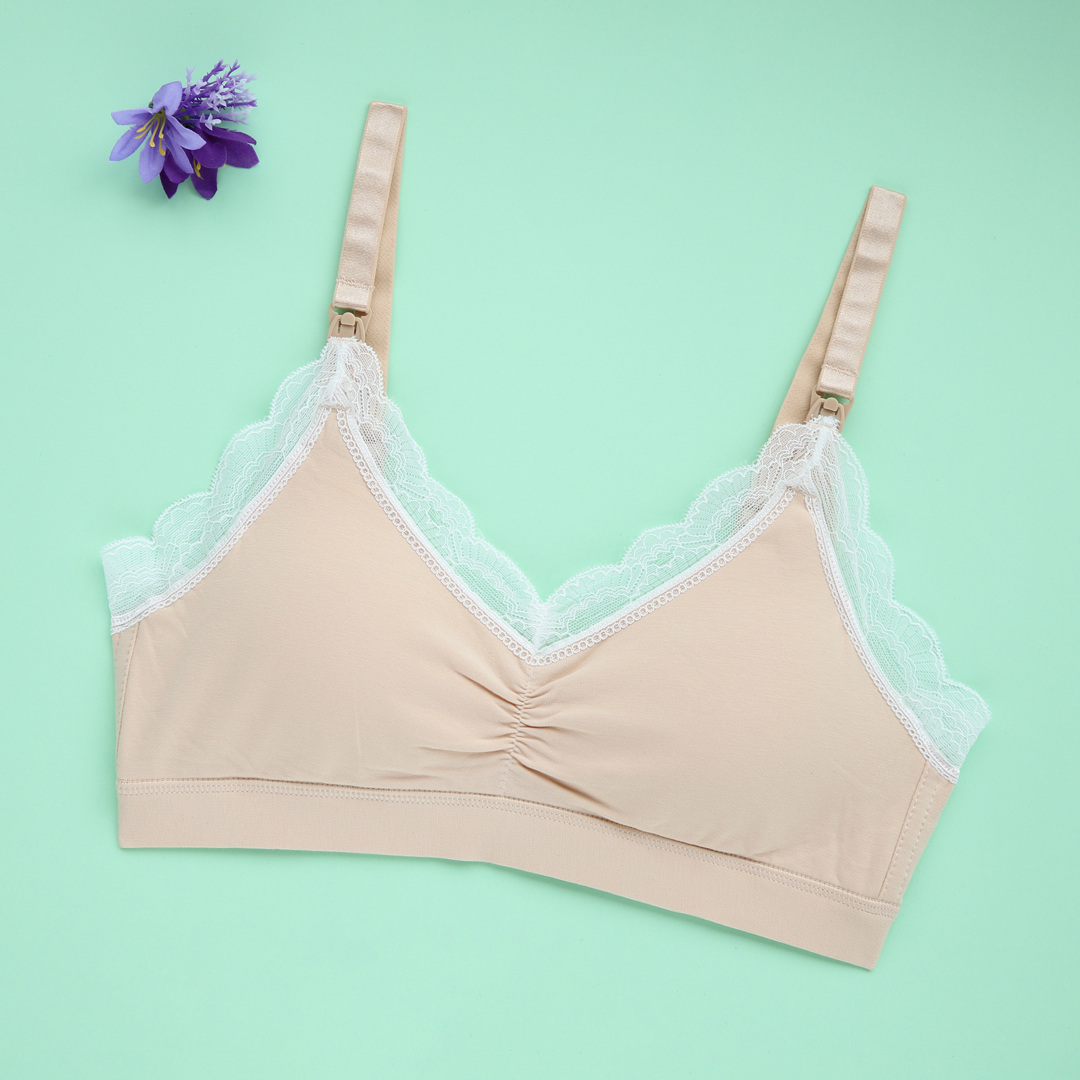 Valene Pure Love Maternity Nursing Bra-Beige