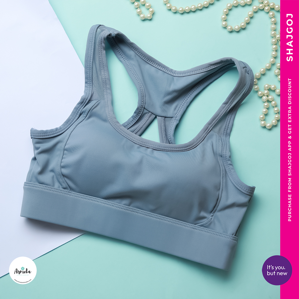Armela Beyond The Mat Yoga Top-Mountain  Blue