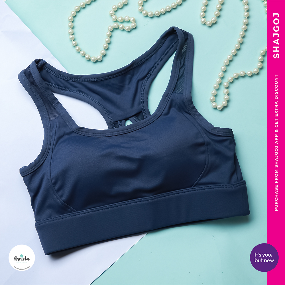 Armela Beyond The Mat Yoga Top-Whale Blue
