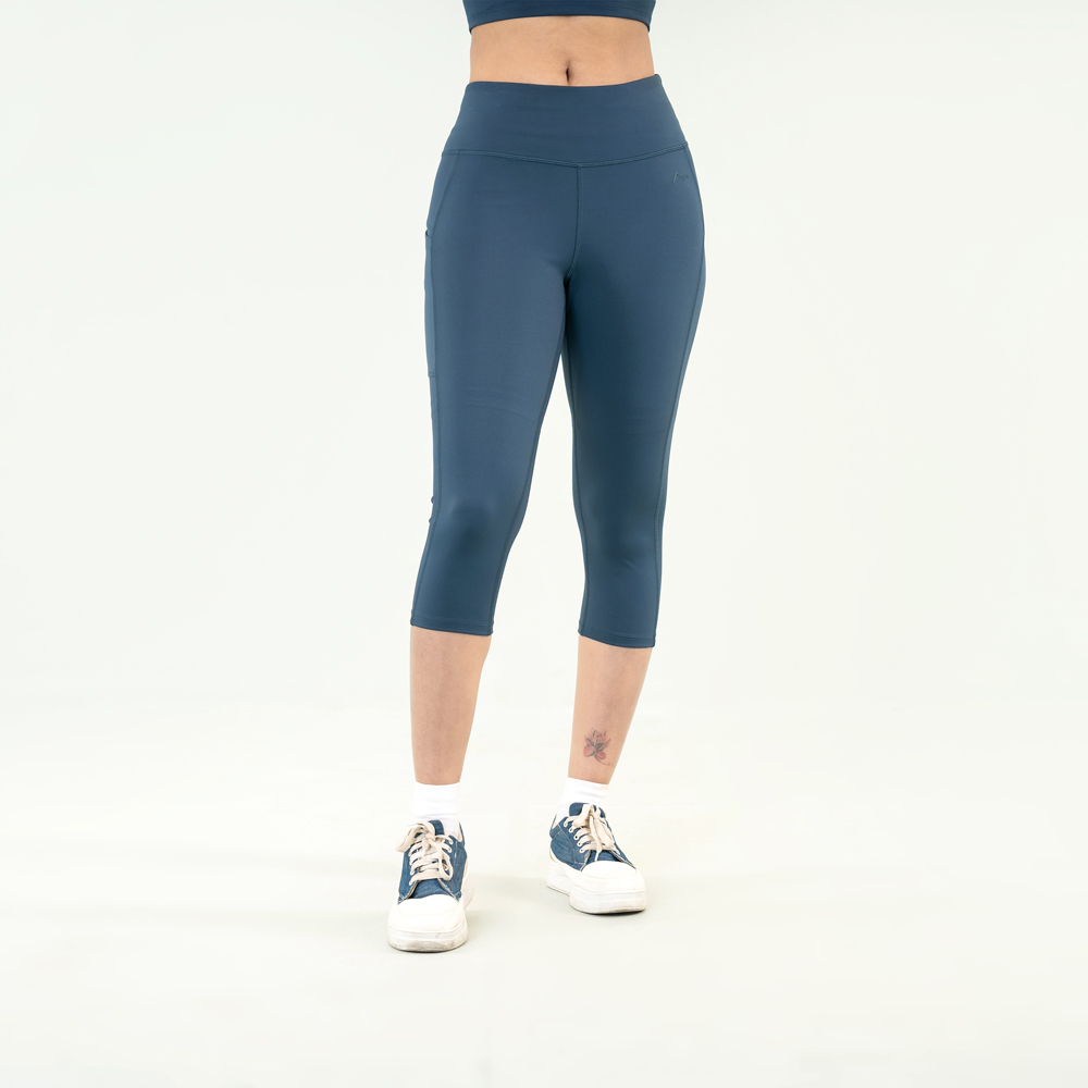 Turag Active Vitality Cropped Leggings - Dark Night