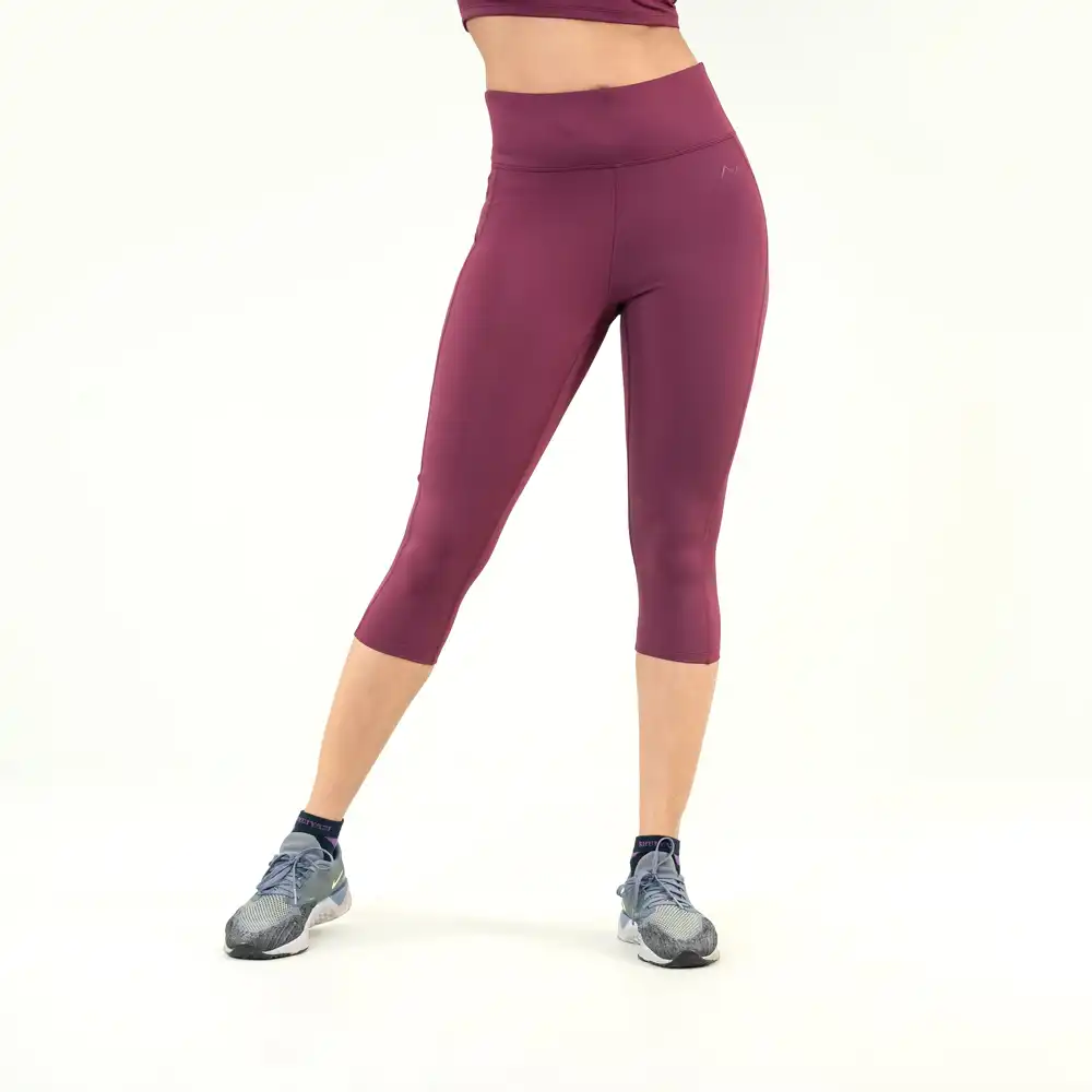 Turaag Active Vitality Cropped Leggings - Grape Wine price in Bangladesh