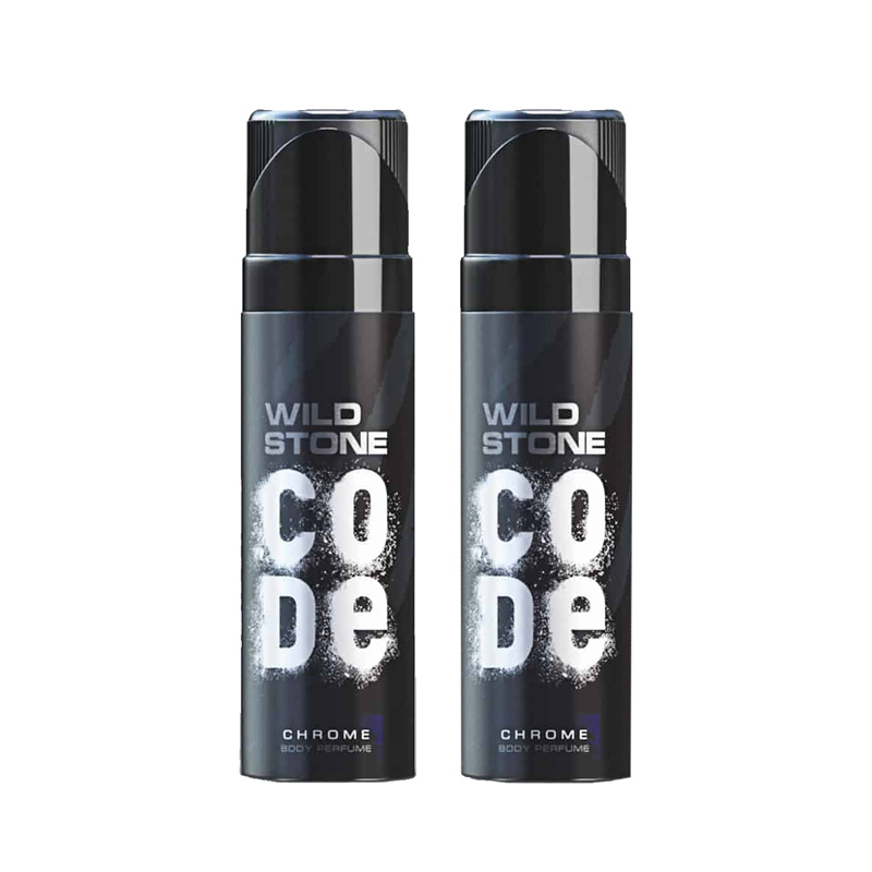 Wild Stone Code Chrome – 120 ml each (Pack of 2)