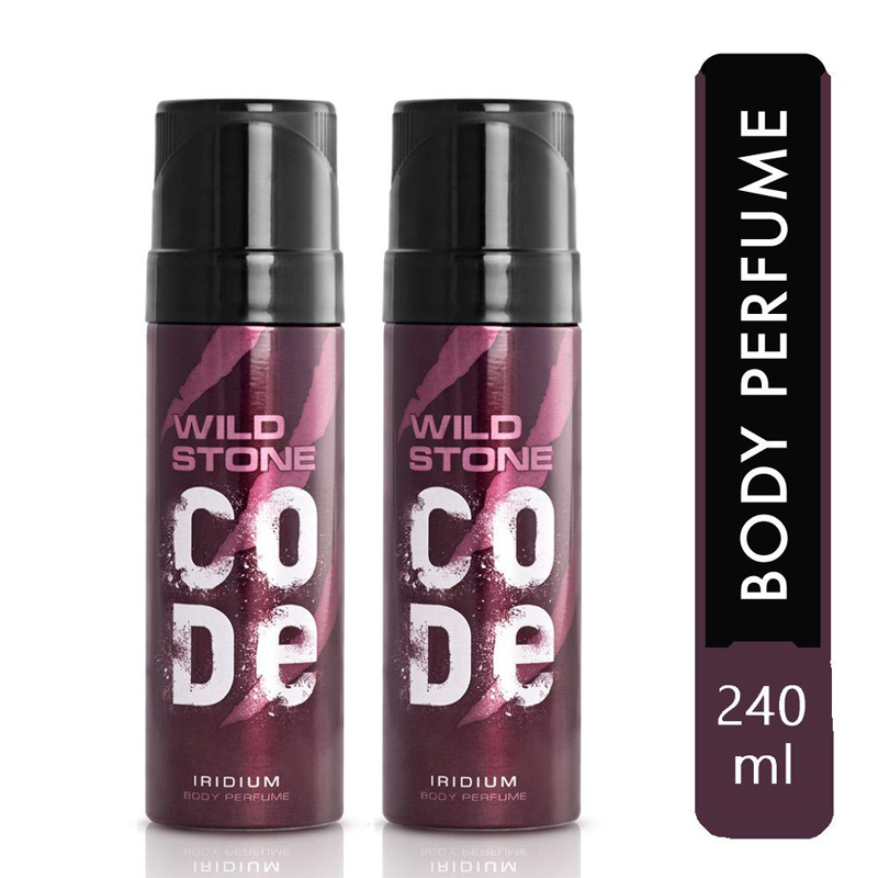 Wild Stone Code Iridium – 120 ml each (Pack of 2)