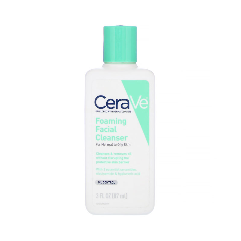 Cerave Foaming Facial Cleanser For normal To Oily Skin