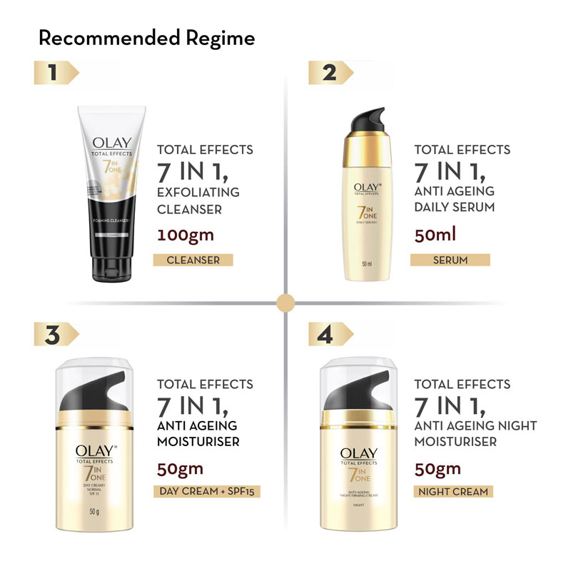 Olay Night Cream: Total Effects 7 in 1 Anti Ageing Night Moisturiser