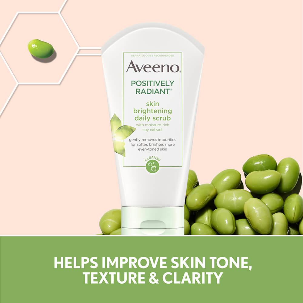 Aveeno Positively Radiant Skin Brightening Daily Face Scrub