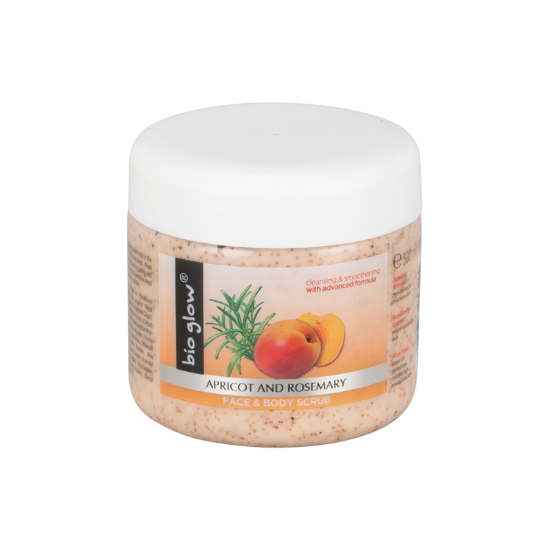 Bio Glow Apricot Rosemary Face and Body Scrub